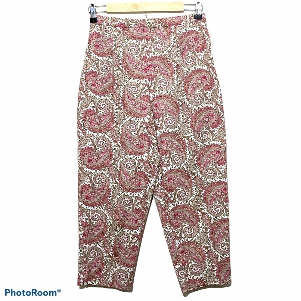 Briggs Petite Paisley Capri Pant Women’s size 6P